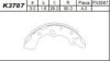 ASIMCO K3787 Brake Shoe Set